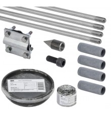 Комплект заземления 6/16 оцинкованная сталь  ZKZ10-11-016-06  IEK