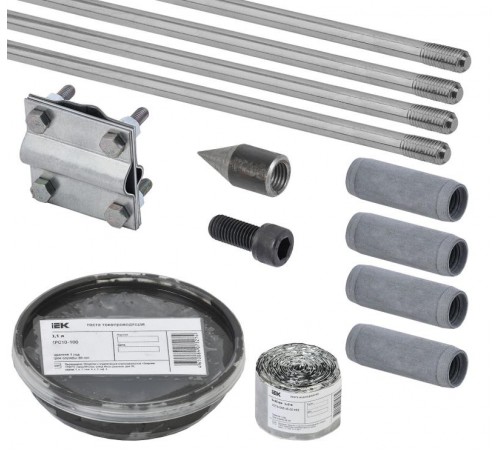 Комплект заземления 6/16 оцинкованная сталь  ZKZ10-11-016-06  IEK