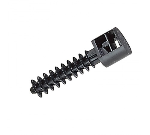 Дюбель с высокой шляпкой - защита от УФ - чёрный  031958  Legrand