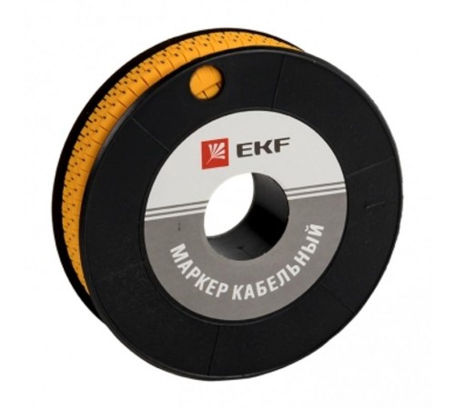 Маркер кабельный 2,5 мм2 "L" (1000 шт.) (ЕС-1) PROxima  plc-KM-2.5-L  EKF