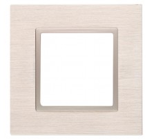 14-5201-04 Рамка на 1 пост, металл, Эра Elegance, шампань+шамп  Б0034542  ЭРА