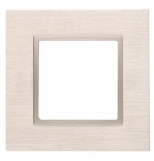 14-5201-04 Рамка на 1 пост, металл, Эра Elegance, шампань+шамп  Б0034542  ЭРА