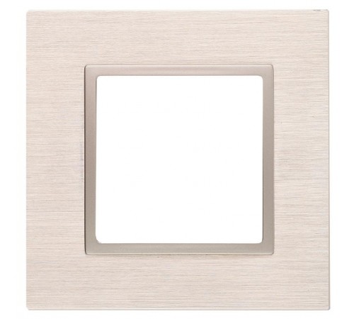 14-5201-04 Рамка на 1 пост, металл, Эра Elegance, шампань+шамп  Б0034542  ЭРА