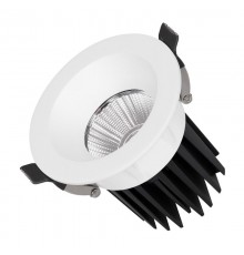 Светильник светодиодный MS-ATOLL-BUILT-R86-10W Warm3000 (WH, 36 deg, 230V) (Arlight, IP54 Металл, 5 лет)  044593   Arlight