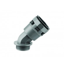 Муфта 45 грд. труба-коробка DN 12 мм. M16х1.5. полиамид. цвет чёрный  PAL12M16N  DKC