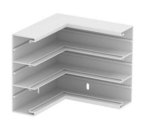 Внутренний угол кабельного канала Rapid 45 нерегулируемый 53x160 мм (ПВХ,белый) (GEK-KIS53160-3)  6116203  OBO Bettermann