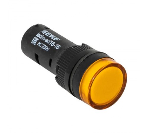 Матрица светодиодная AD16-16HS желтый 230 В AC (16мм) EKF PROxima  ledm-ad16-16-y  EKF