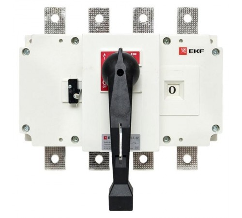 Рубильник-выключатель 400A 4P c рукояткой управления для прямой установки PowerSwitch  psds-400-4  EKF