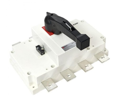 Рубильник-выключатель 400A 4P c рукояткой управления для прямой установки PowerSwitch  psds-400-4  EKF