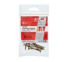 Саморез ШУж 4,5х50 пот. гол. (10 шт) - пакет ( 0,035 кг)  102504  Tech-KREP