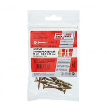 Саморез ШУж 4,5х50 пот. гол. (10 шт) - пакет ( 0,035 кг)  102504  Tech-KREP