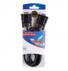 Шнур шт. VGA - шт. VGA 1.8М с ферритами  06-3120  REXANT