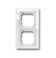 Рамка 2-постовая, для монтажа заподлицо, серия axcent, цвет белый  1753-0-4122   2CKA001753A4122  ABB