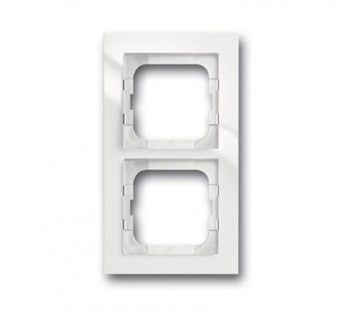 Рамка 2-постовая, для монтажа заподлицо, серия axcent, цвет белый  1753-0-4122   2CKA001753A4122  ABB
