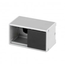 Офиблок Line из алюминия на 1 механизм цвета графит K45 Connect  KFC131-14  Simon