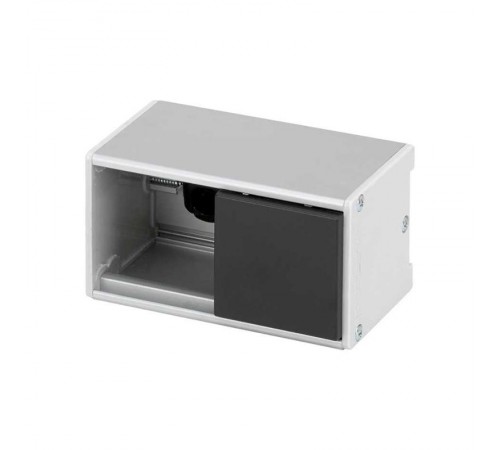 Офиблок Line из алюминия на 1 механизм цвета графит K45 Connect  KFC131-14  Simon