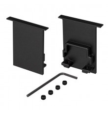 Заглушка SL-COMFORT-3551-F BLACK глухая (arlight, Металл)  031787  Arlight