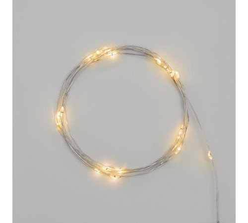 Гирлянда "Роса", 2 м, 20 диодов, цвет теплый белый  303-006  NEON-NIGHT