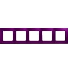 Etika Сливовая Рамка 5-ая  672565  Legrand