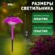 Садовый светильник Зонтик ДИСКО ERASF22-53 на солнечной батарее, 1LED, 32 см  Б0057654  ЭРА