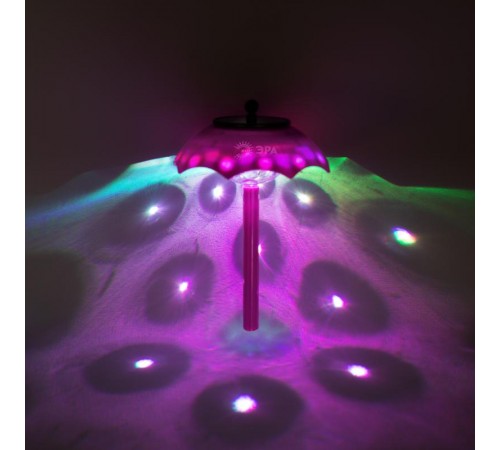 Садовый светильник Зонтик ДИСКО ERASF22-53 на солнечной батарее, 1LED, 32 см  Б0057654  ЭРА