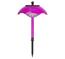 Садовый светильник Зонтик ДИСКО ERASF22-53 на солнечной батарее, 1LED, 32 см  Б0057654  ЭРА
