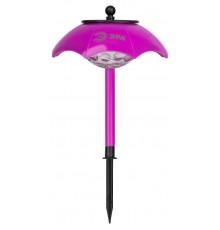 Садовый светильник Зонтик ДИСКО ERASF22-53 на солнечной батарее, 1LED, 32 см  Б0057654  ЭРА