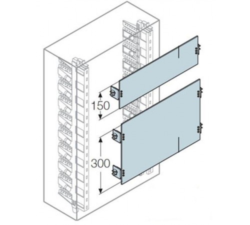 Плата модульная H=150мм для шкафа GEMINI (Размер1)  1SL0296A00  ABB