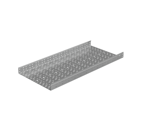 Лоток перф. 80х600х1,2 L2000 мм "Стандарт ПЛЮС" INOX304  LPEplus80-600-1.2-2000 INOX304  КМ-Профиль