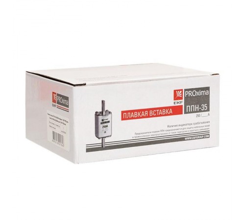 Плавкая вставка ППН-35 250/ 25А габарит 1  fus-35/250/25  EKF