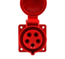 Розетка 325-32А-6h-380AC-3P+PE+N-IP44  222761  КЭАЗ