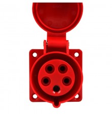 Розетка 325-32А-6h-380AC-3P+PE+N-IP44  222761  КЭАЗ