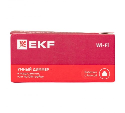 Умный диммер в подрозетник 2-канальный Wi-Fi  Connect sdsh-2g-wf EKF