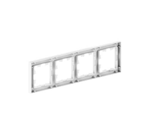 4 - местная рамка, белая, пластик Эпика EKF  UP1-FPW-04  EKF