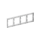 4 - местная рамка, белая, пластик Эпика EKF  UP1-FPW-04  EKF
