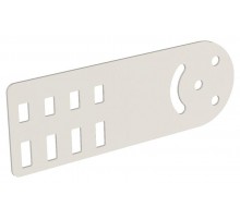 Пластина шарнирная h=80мм RAL 9016  CLM51D-PSH-080-9016  IEK