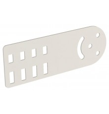 Пластина шарнирная h=80мм RAL 9016  CLM51D-PSH-080-9016  IEK