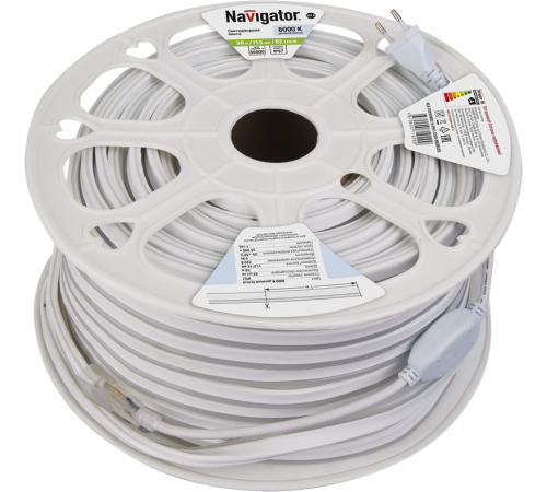 Лента светодиодная NLS-2835CW92-9-IP67-220V-NEONLED 9Вт 220В 6000К IP67 20 м  71929  Navigator
