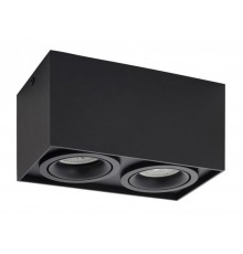 Светильник светодиодный накладной DK2004-BK IP20, 50Вт, GU10, черный, алюминий  DK2004-BK  DENKIRS