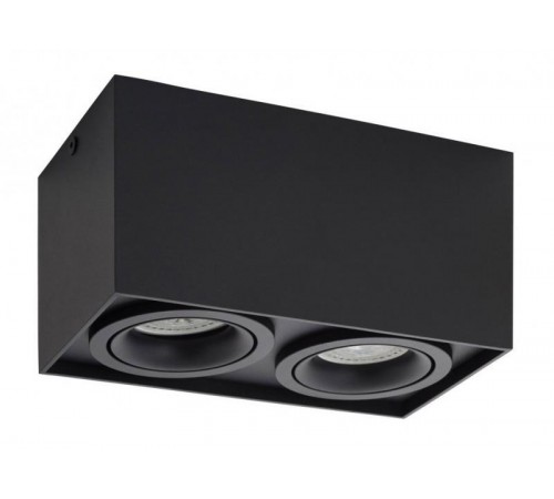 Светильник светодиодный накладной DK2004-BK IP20, 50Вт, GU10, черный, алюминий  DK2004-BK  DENKIRS