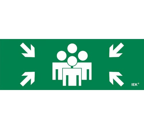 Этикетка самоклеящаяся  280х100мм "Место сбора"   LPC10-1-28-10-MSTS  IEK