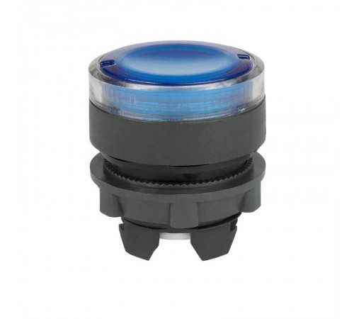 Головка кнопки OptiSignal D22 A5-PL-6 с подсветкой синяя пластик ZB5AW363 332309 КЭАЗ