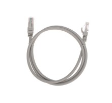 Патч-корд U/UTP CAT 6, RJ45-RJ45, 26AWG, LSZH, серый, 1м REXANT  02-0290-1  REXANT