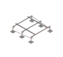 Опорная конструкция для установки оборудования TECHNORAPTOR STEELFOOT 2000х2000 HD  KM-TR-STF-SSEI-2000-2000 HD  КМ - профиль