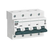 Автоматический выключатель 4Р 125А х-ка B ВА-201 10кА  13048DEK  DEKraft