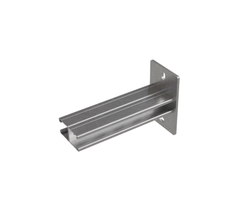 Страт-консоль двойная усиленная развернутая 41х41 L700 s:2,5 мм  2KSSUR41-700  КМ - профиль