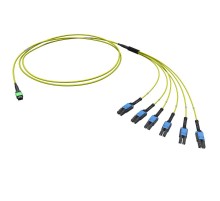 Оптическая разветвительная сборка 12ОВ 9/125 OS2, 1xMTP PRO(12)/6хLC-UPC Duplex Uniboot, тип полярности - прямая (Tx-->Rx), 2м(предустановленная конфи