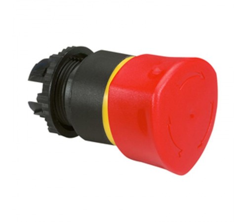 Кнопка с грибовидным толкателем  40 - Osmoz - возврат-поворот - экстр. и авар. откл. - без подсв. - красный  023885  Legrand