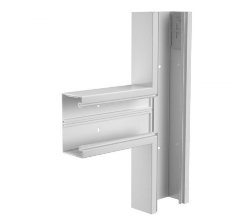 T-образная секция кабельного канала Rapid 80 70x130 мм (ПВХ,светло-серый) (GK-T70130LGR)  6274562  OBO Bettermann