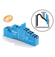 Розетка с безвинтовыми клеммами Push-in для реле 40.31; применяются модули 99.02, 86.03; в комплекте металлическая клипса 095.71  95P3SMA  Finder